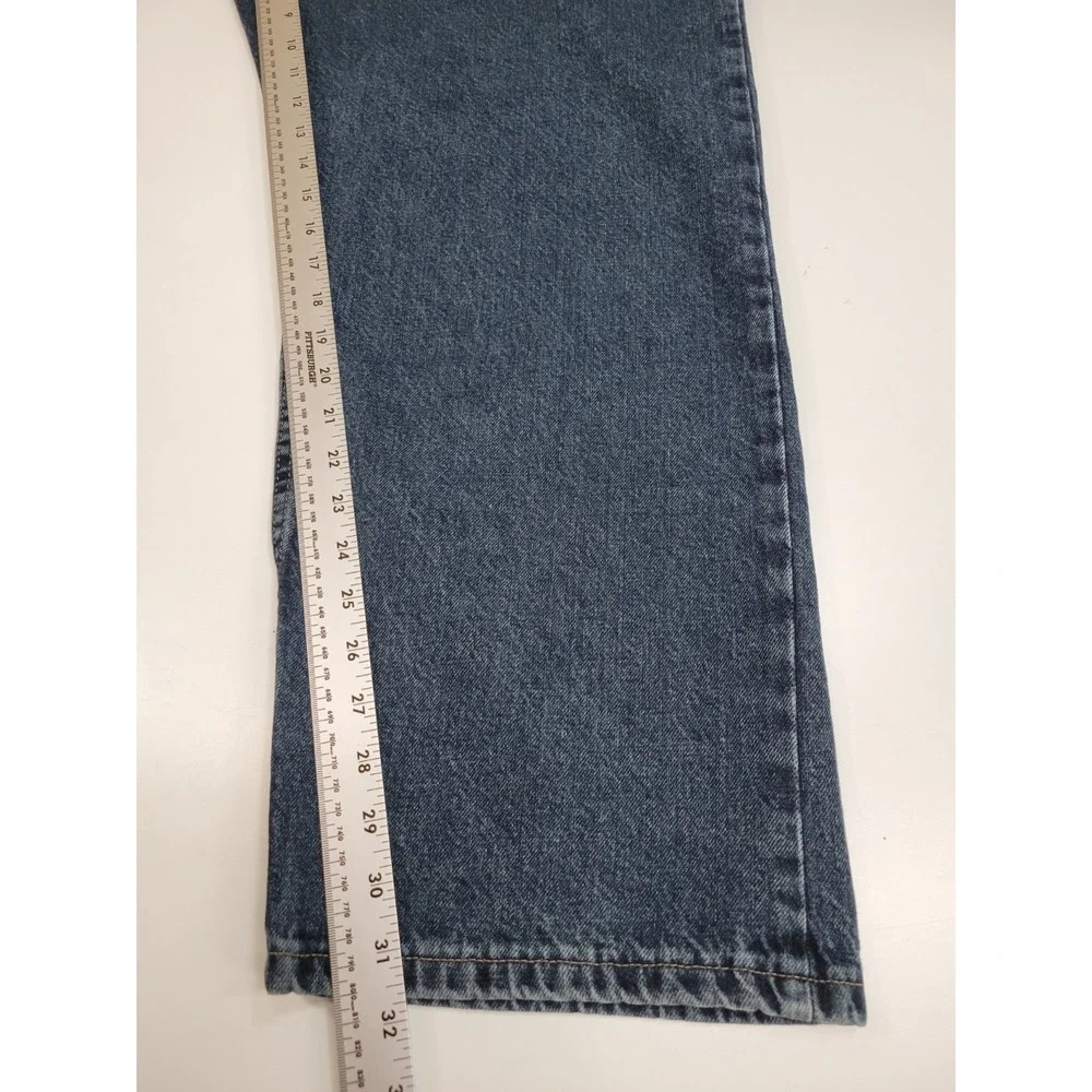 Wrangler Authentics Men's Jeans 58x32 Relaxed Fit Blue Denim Big Tall